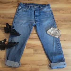 Vintage Unisex 90s 501s Levi's 34 W As Is